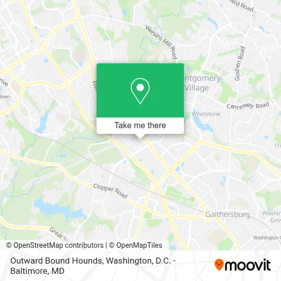 Outward Bound Hounds map