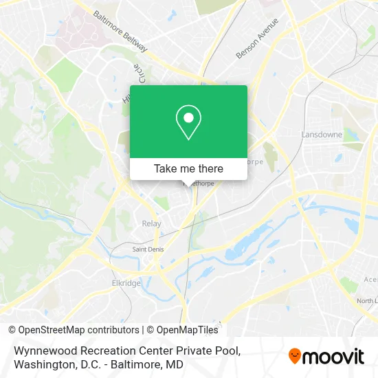 Wynnewood Recreation Center Private Pool map