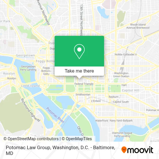 Potomac Law Group map