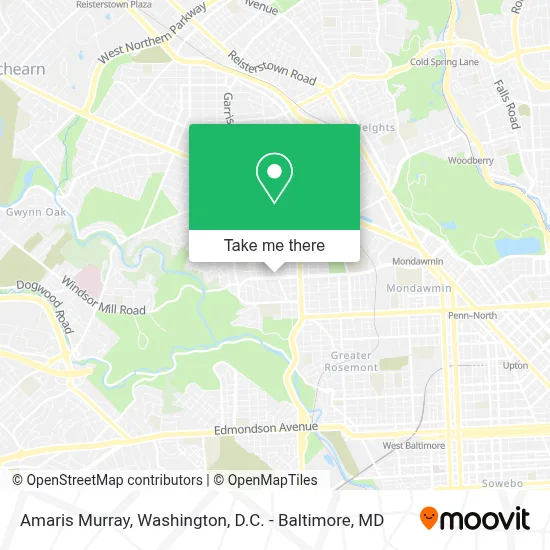 Amaris Murray map
