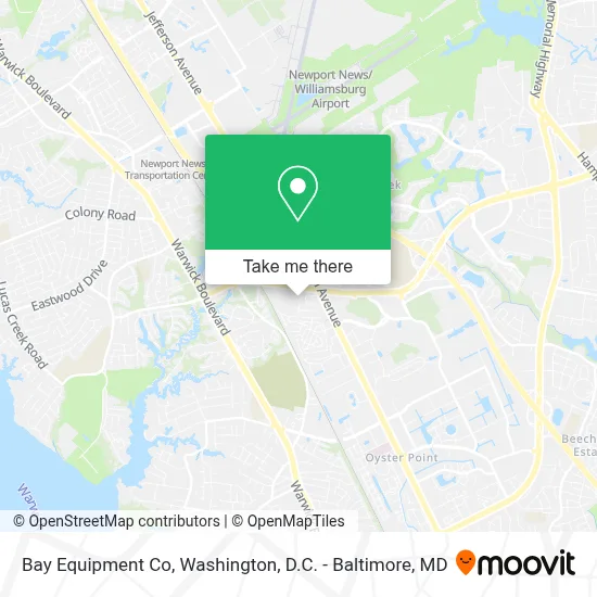 Bay Equipment Co map