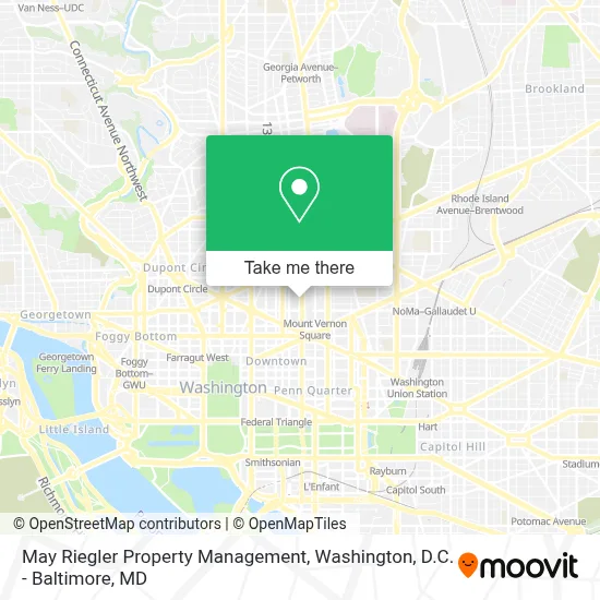 May Riegler Property Management map