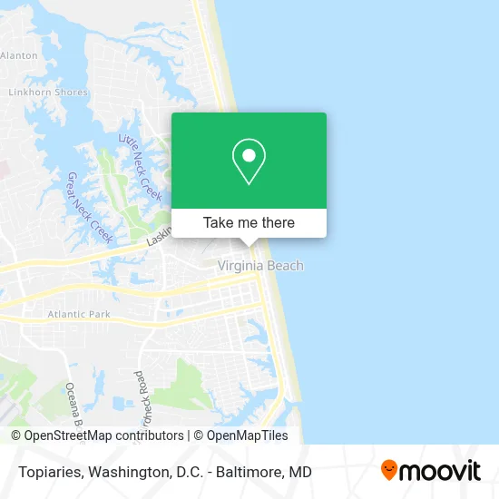 Topiaries map