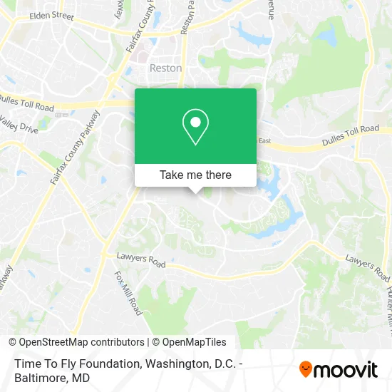 Time To Fly Foundation map