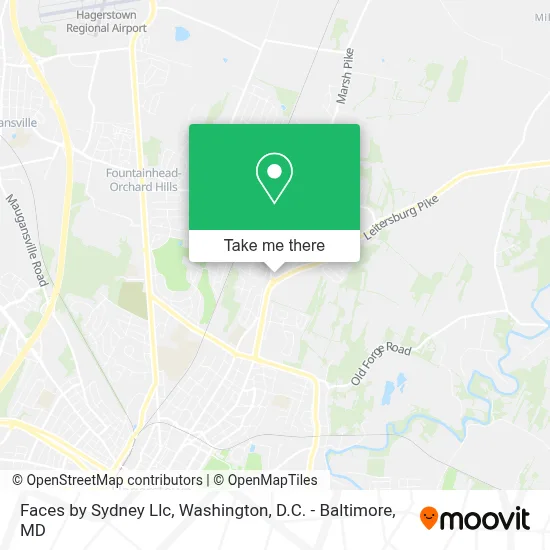 Faces by Sydney Llc map