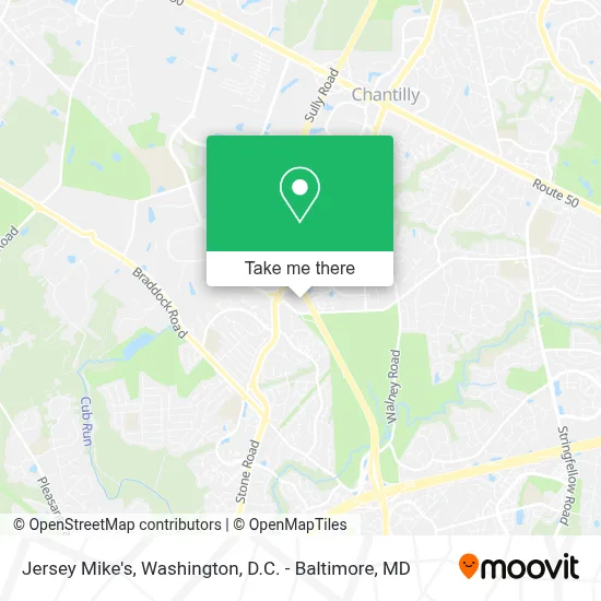 Jersey Mike's map