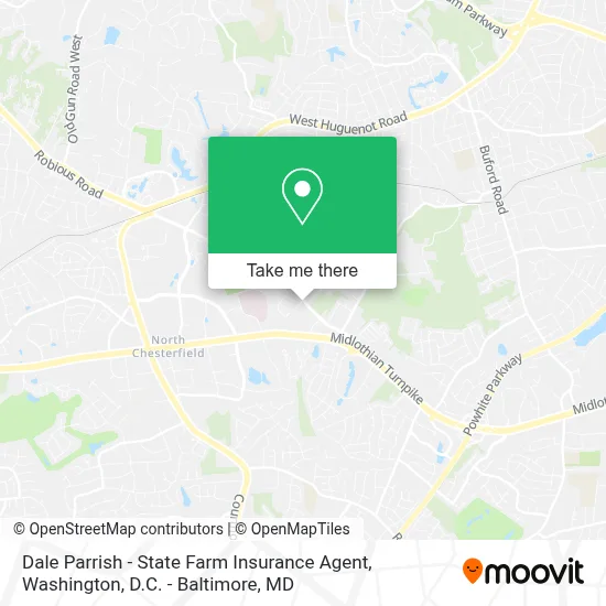Dale Parrish - State Farm Insurance Agent map