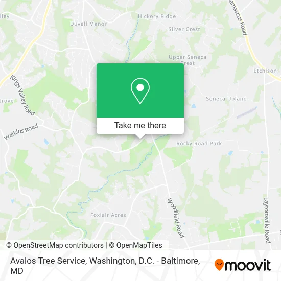 Avalos Tree Service map