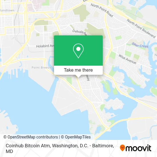 Coinhub Bitcoin Atm map