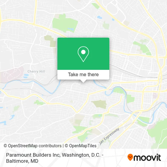 Paramount Builders Inc map