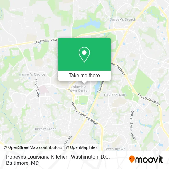 Popeyes Louisiana Kitchen map