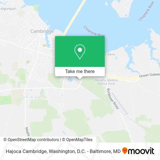 Hajoca Cambridge map