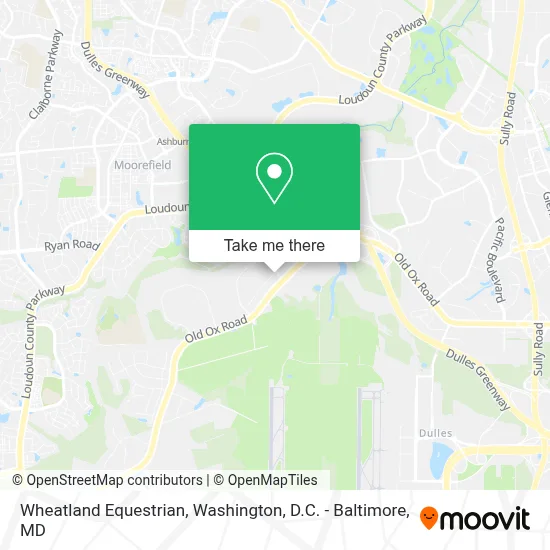Wheatland Equestrian map