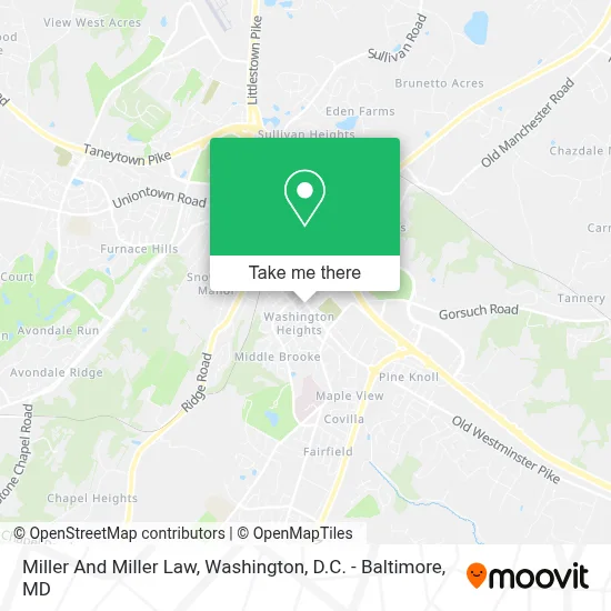 Miller And Miller Law map