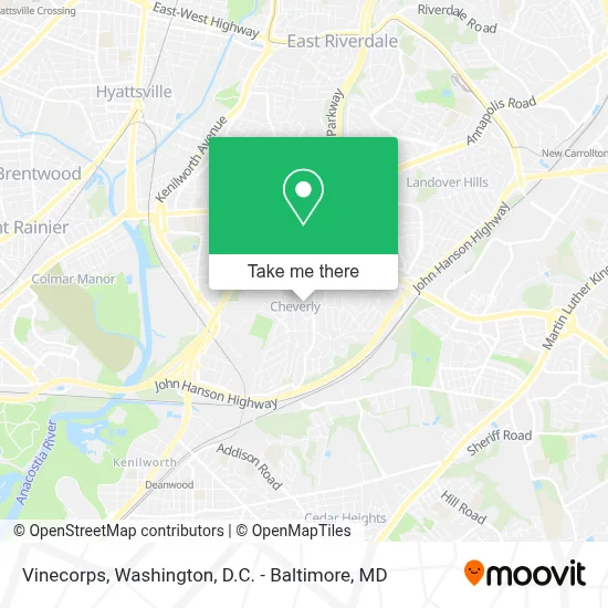 Vinecorps map
