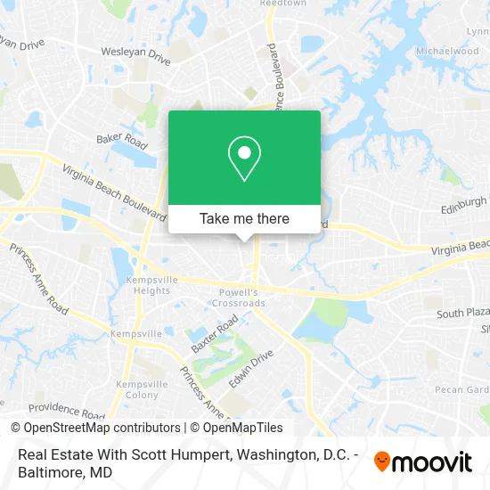 Real Estate With Scott Humpert map