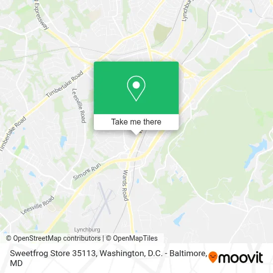 Sweetfrog Store 35113 map