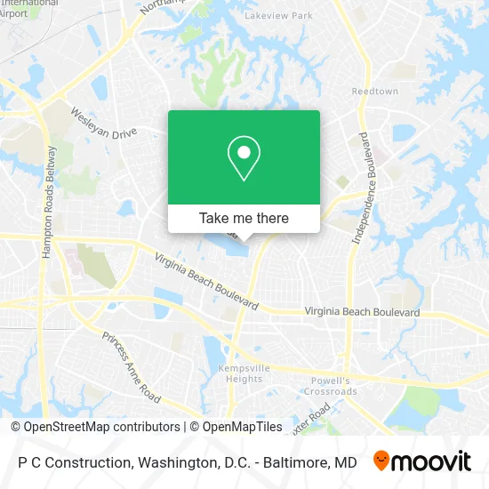 P C Construction map