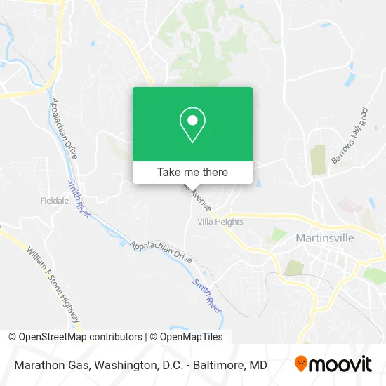 Marathon Gas map