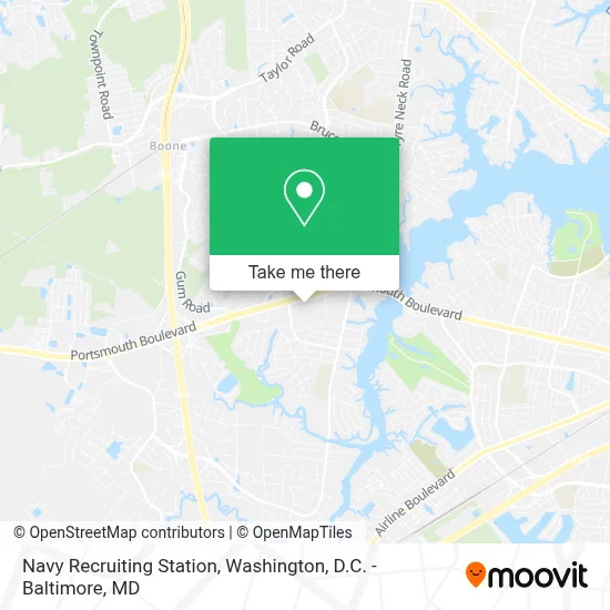 Navy Recruiting Station map