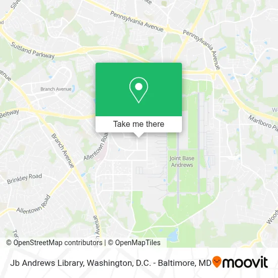 Jb Andrews Library map