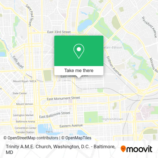 Trinity A.M.E. Church map