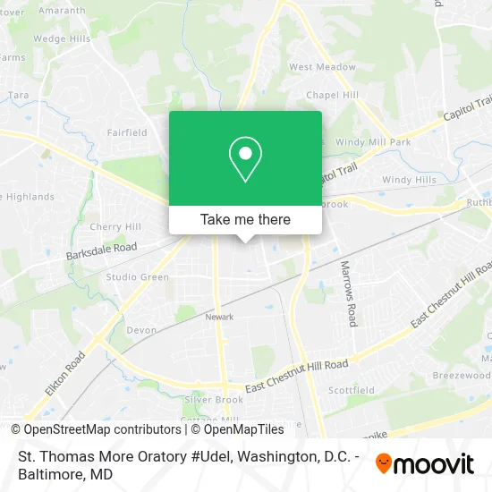St. Thomas More Oratory #Udel map
