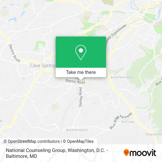 National Counseling Group map