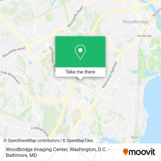 Woodbridge Imaging Center map