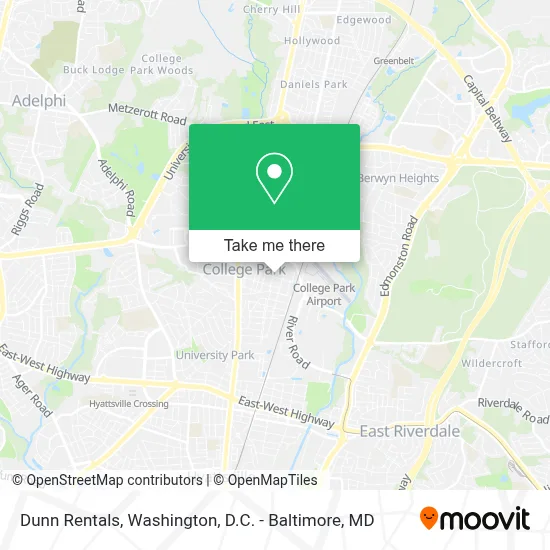Dunn Rentals map