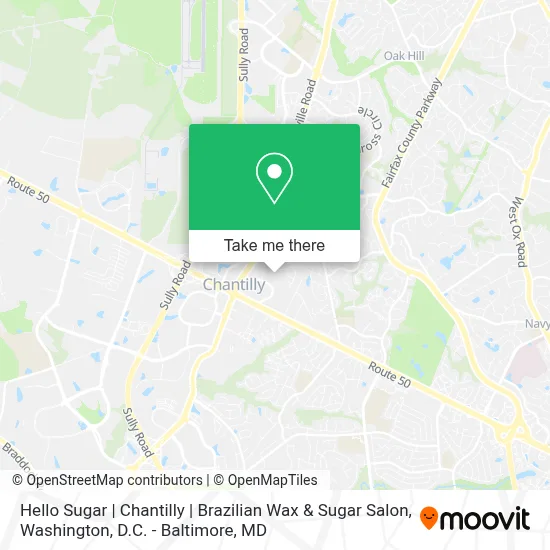 Hello Sugar | Chantilly | Brazilian Wax & Sugar Salon map