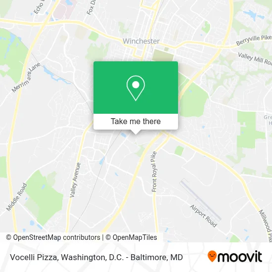 Vocelli Pizza map