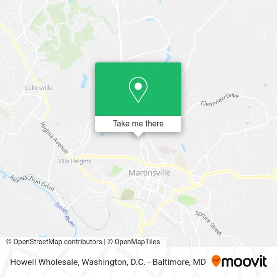 Howell Wholesale map