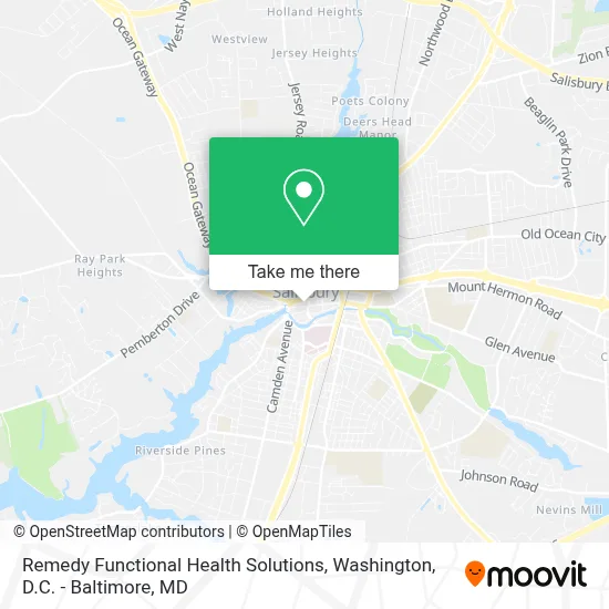 Remedy Functional Health Solutions map