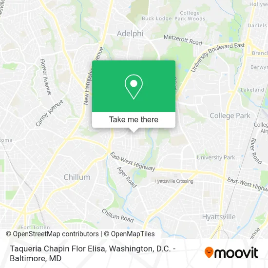 Taqueria Chapin Flor Elisa map
