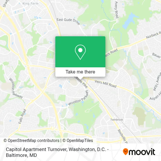 Capitol Apartment Turnover map