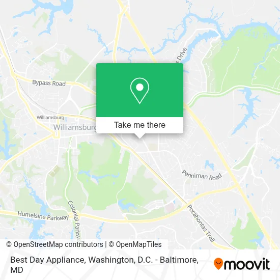 Best Day Appliance map