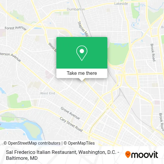 Sal Frederico Italian Restaurant map