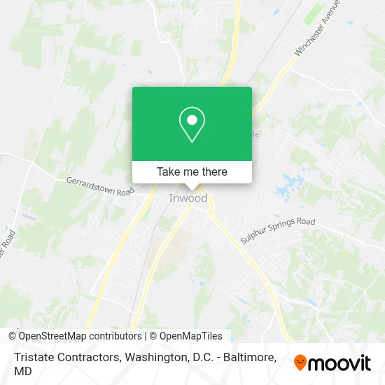 Tristate Contractors map