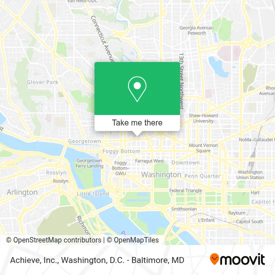 Achieve, Inc. map