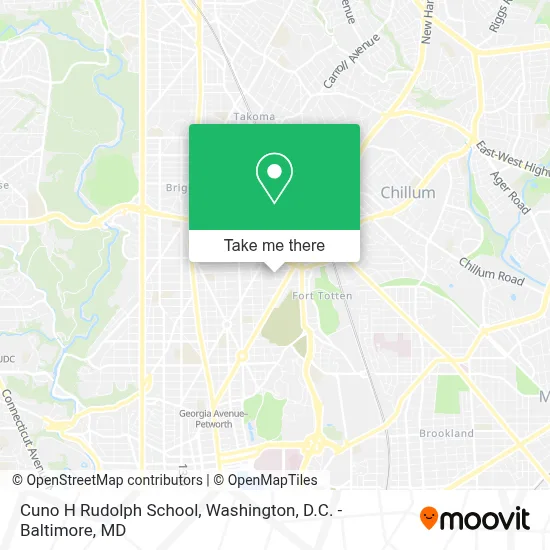 Cuno H Rudolph School map