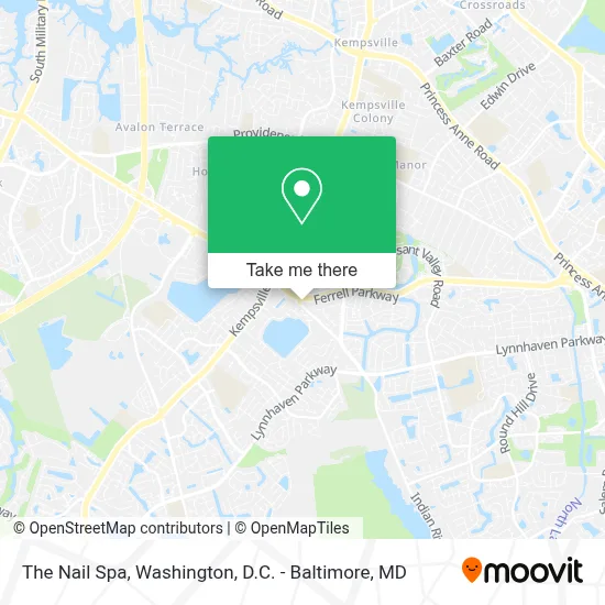 The Nail Spa map