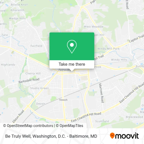 Be Truly Well map