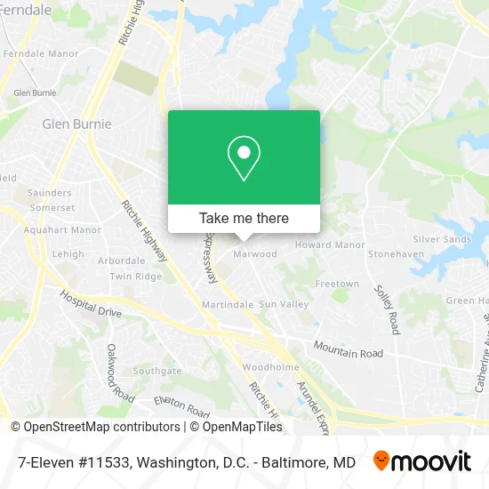7-Eleven #11533 map