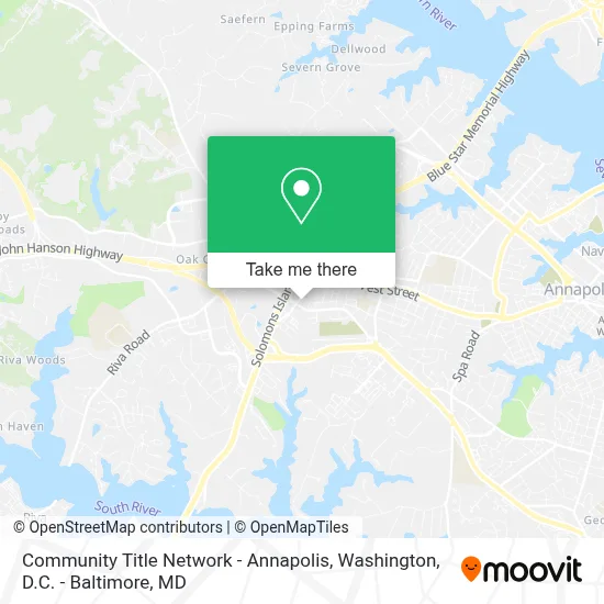 Community Title Network - Annapolis map
