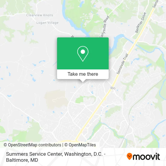 Summers Service Center map