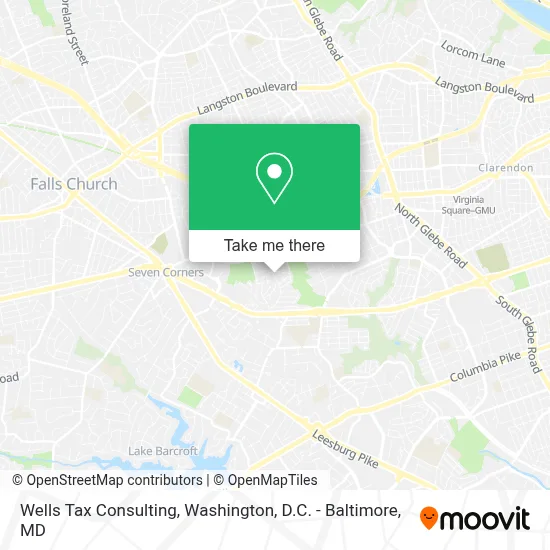 Wells Tax Consulting map