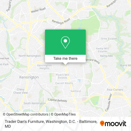 Trader Dan's Furniture map