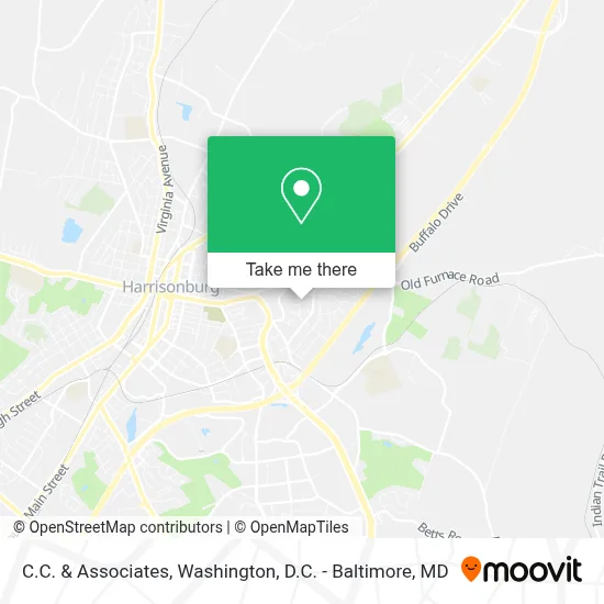 C.C. & Associates map