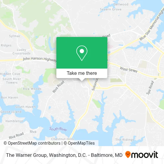 The Warner Group map